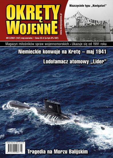 Okręty Wojenne - OW-167 2021-3 okładka.jpg