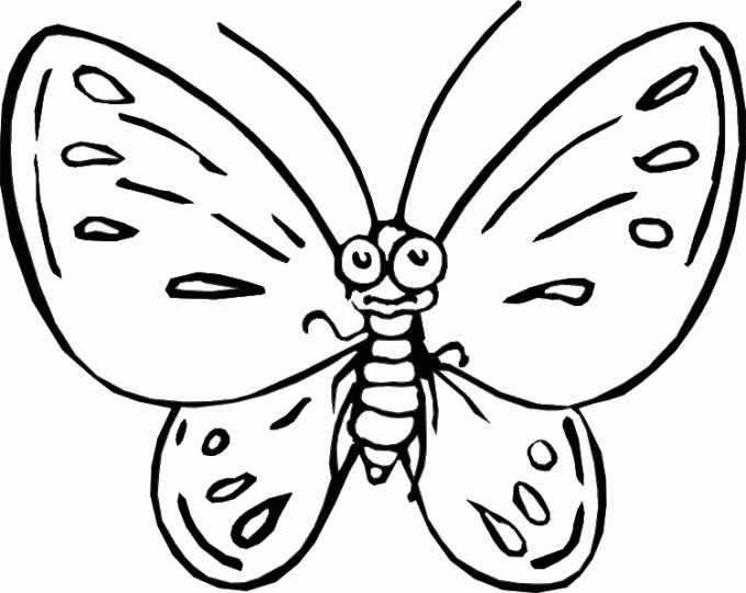 Motyle gąsienice - motyle - kolorowanka 70.GIF