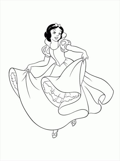 -   KOLOROWANKI    - Księżniczki Disneya Śnieżka - kolorowanka 6.GIF