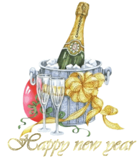  GIFY NOWOROCZNE - heppy new year szampan kieliszki5.png