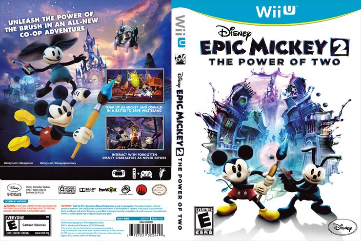 Cover Nintendo Wii U - Epic Mickey 2 The Power of Two Nintendo Wii U - Cover.jpg